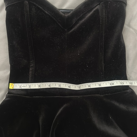 Free Press - Black Velvet Tube Corset Top - Picture 7 of 8
